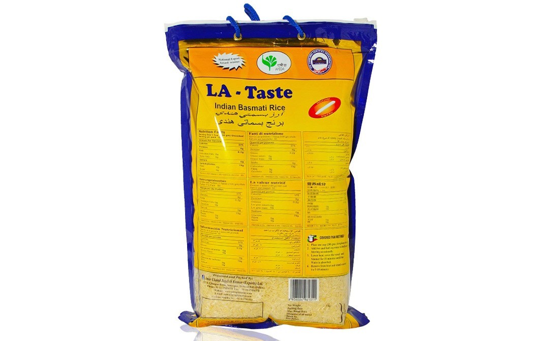 Aeroplane La-Taste Extra Extra Long Rice   Pack  5 kilogram